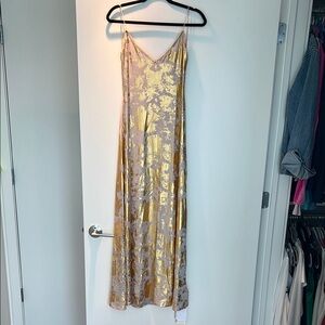 BRAND NEW Commense Gold and Silver Slip Dress